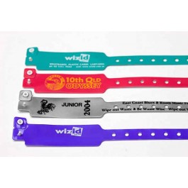 Bracelet vinyle personnalisé extra large