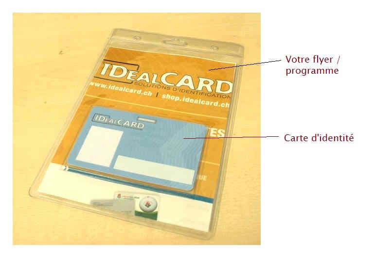 Porte-badge IDC-218 kangourou