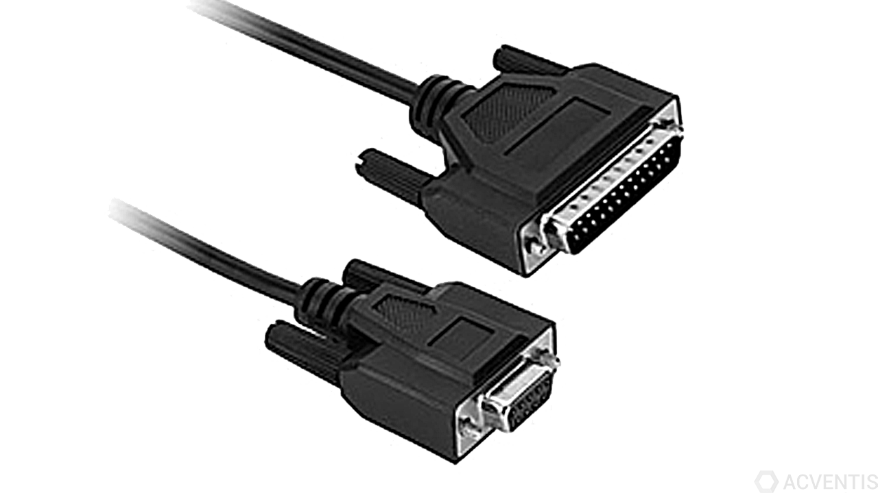 RS232 Printer Cable (Black) - DK234SW50